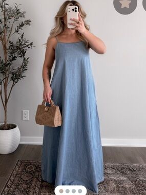 Sunline Denim Maxi Dress